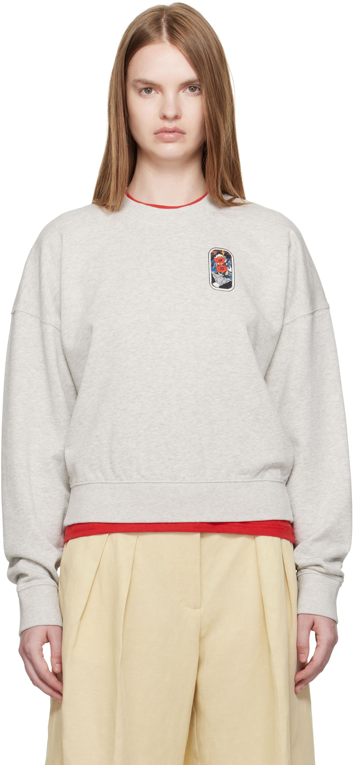 Mikina KENZO Kenzo Paris 'KENZO City' Short Sweatshirt Šedá | FF62SW1524MF, 0
