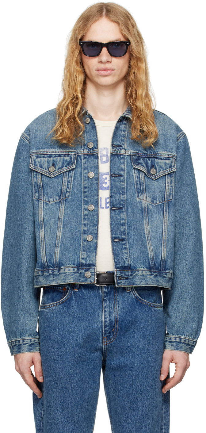 Bunda RE/DONE Blue 'The Mel Trucker' Denim Jacket Modrá | 141-06MBOXYTR, 0