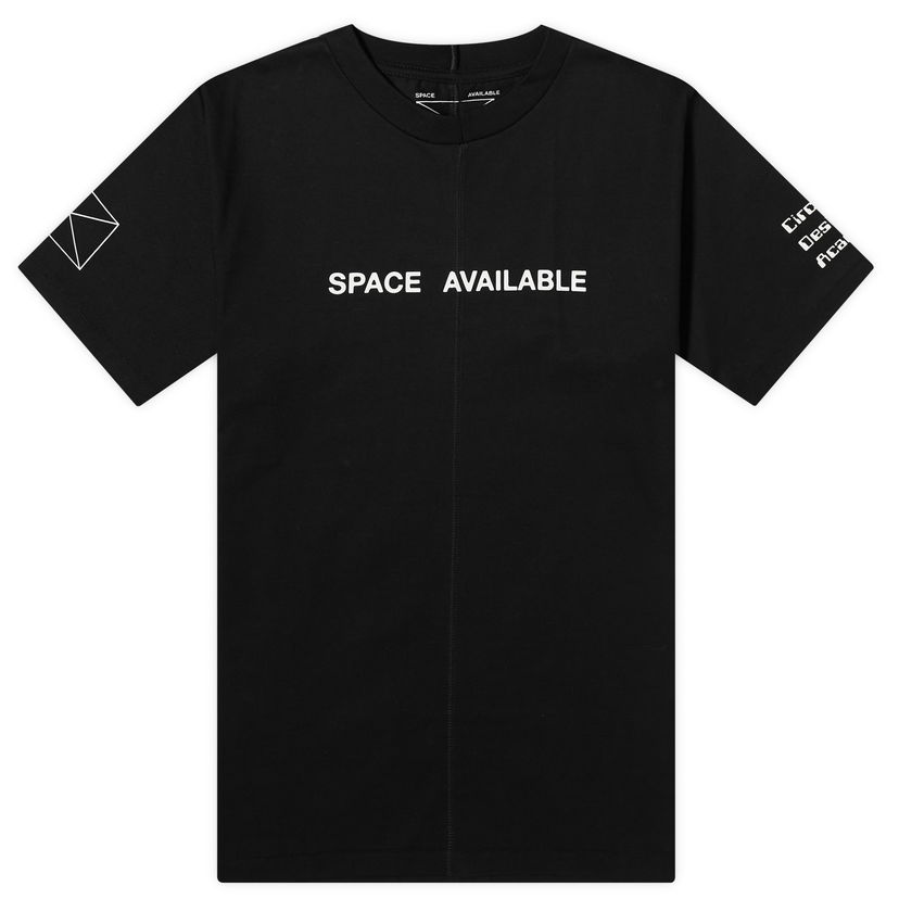 Tričko Space Available SA Logo Čierna | SA04-LG001-BLK