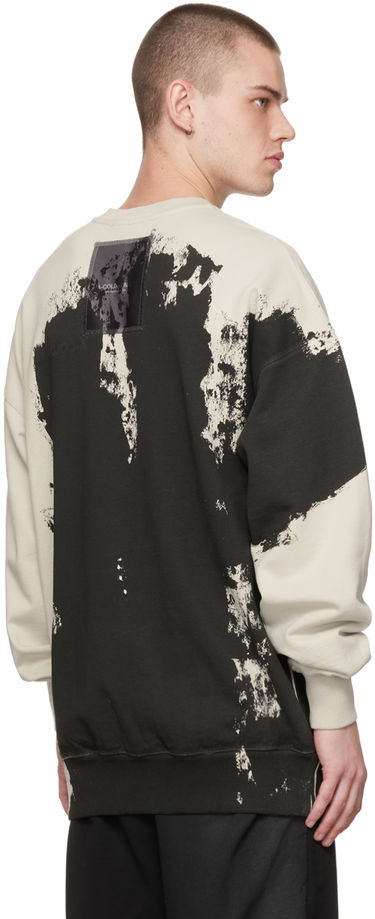 Mikina A-COLD-WALL* Relaxed Crewneck Graphic Sweatshirt Biela | ACWMW087, 3