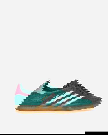 Tenisky a topánky adidas Originals Gazelle Indoor Collegiate Green Lucid Pink Zelené | IG5929, 1