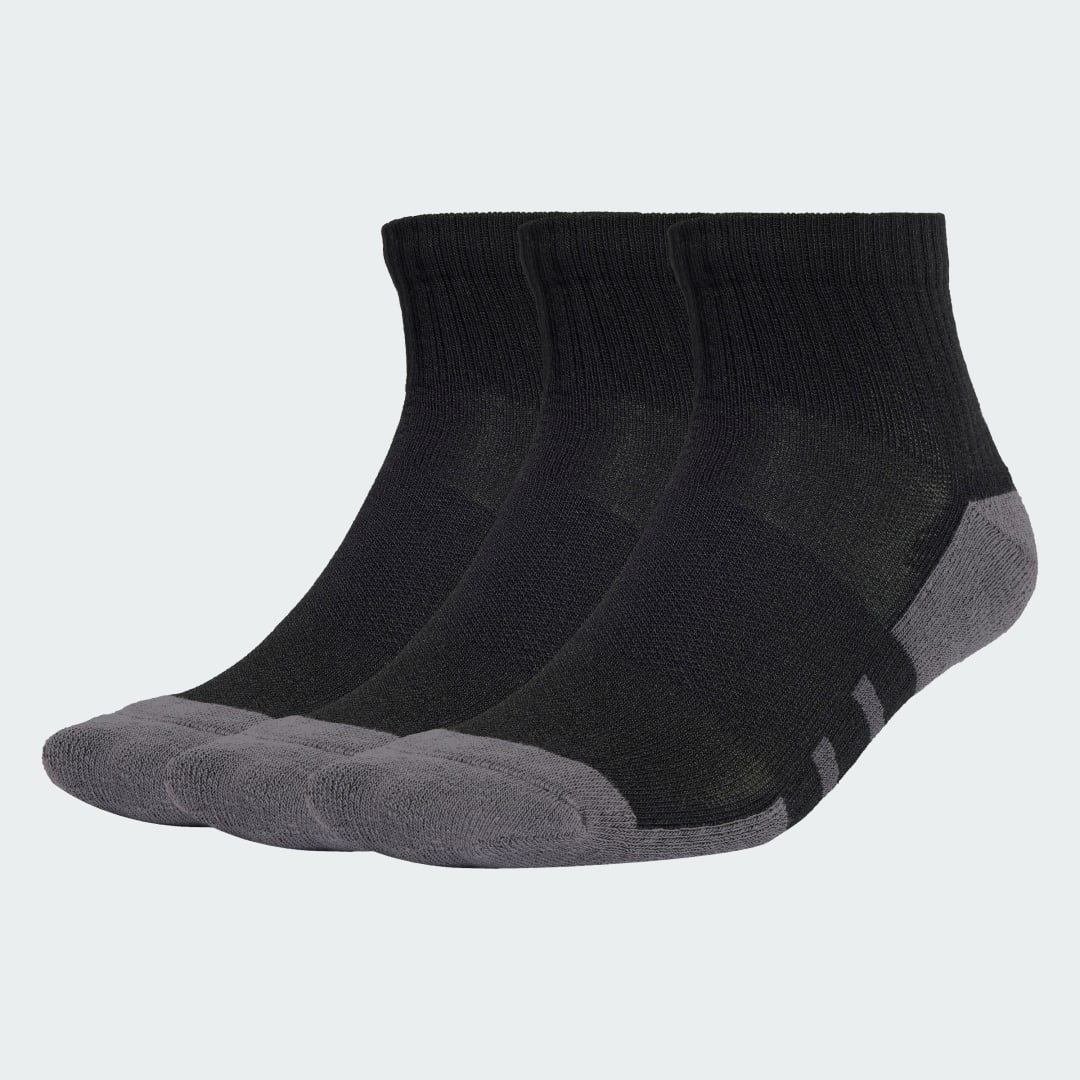 Ponožky adidas Performance Quarter Socks 3 Pairs Čierna | JC6453, 1