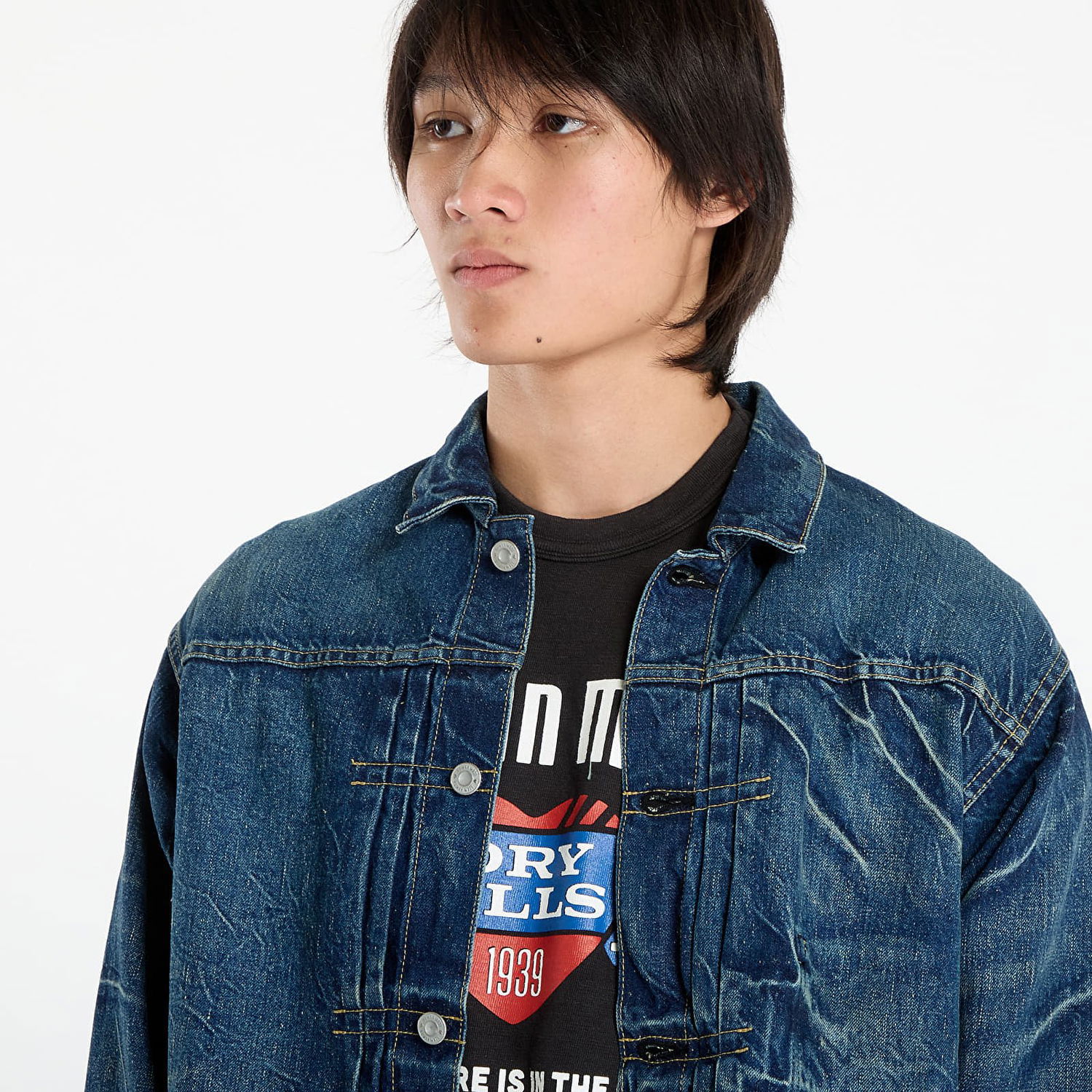 Bunda Human Made HUMAN MADE Denim Work Jacket Modrá | HM30JK002IN, 1