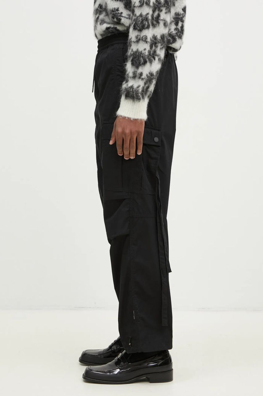 Cargo nohavice Maharishi Asym Cargo Track Pants Čierna | 5307.BLACK, 1