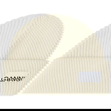 Kulicha GANNI Rib Knit Beanie Béžová | A5627-135, 0