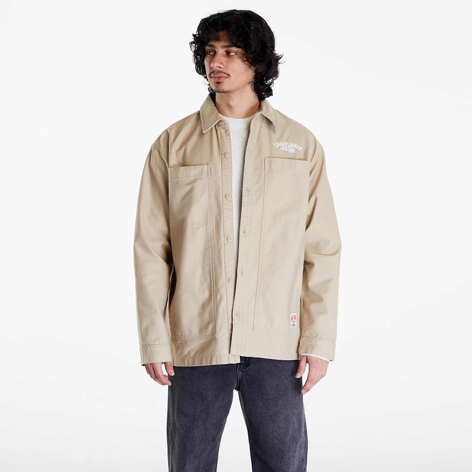 Bunda Wrangler Casey Jones Shacket Beige Béžová | 112351194, 0