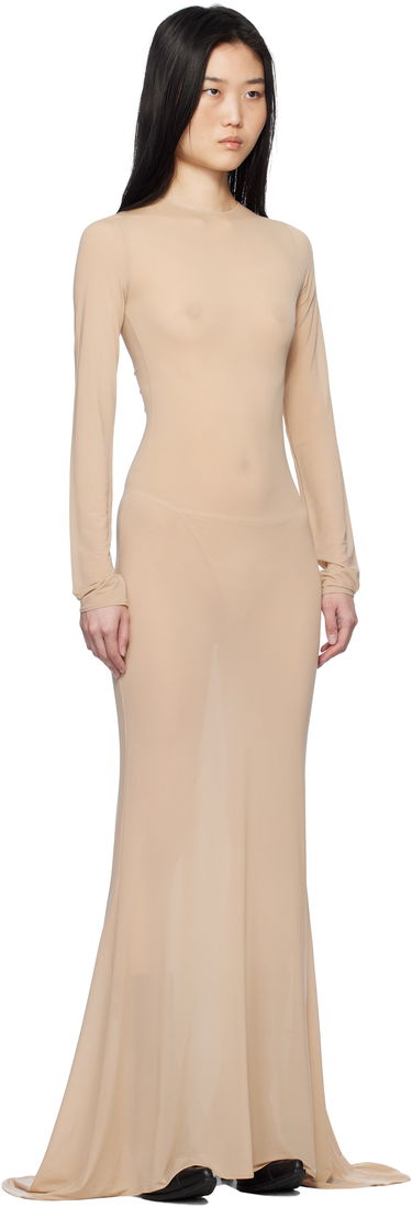 Šaty VETEMENTS Vetements Stocking Styling Maxi Dress Béžová | WA66DR200S, 1