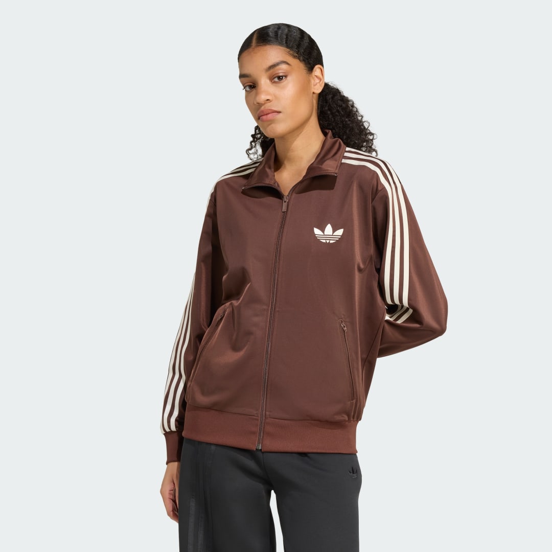 Bunda adidas Performance Adicolor Classics Firebird Track Top Hnedá | KH1593, 0
