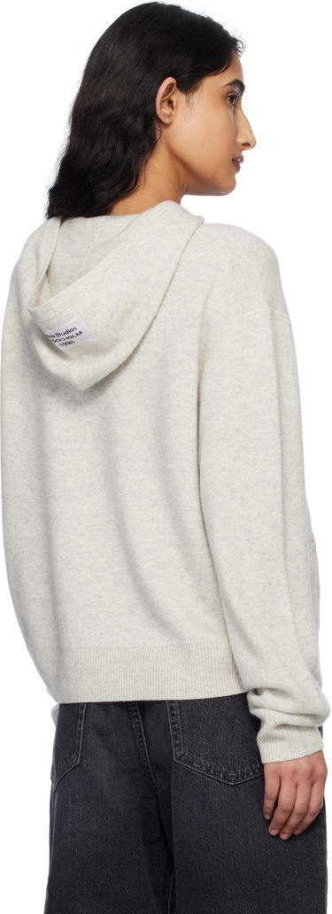Mikina Acne Studios Acne Studios Cashmere Hoodie Šedá | B60353-, 2