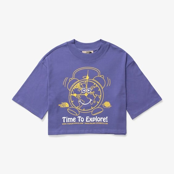 Crop Top The North Face Wmns  x Online Ceramics Navy | NF0A84RUI0D, 0