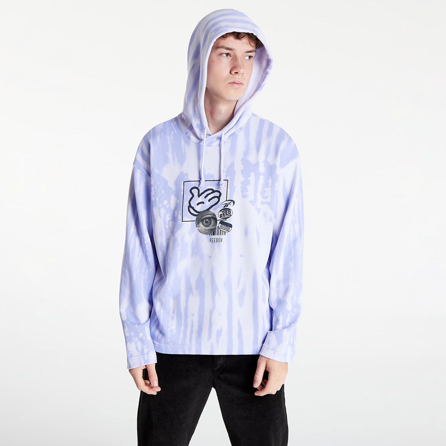 Mikina Reebok Classics Summer Hoodie Modrá | HM3129, 0