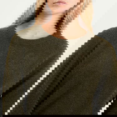 Sveter Samsoe Samsoe Nor-O Fuzzy Knit Jumper Zelené | F00022152-CLR002335, 5