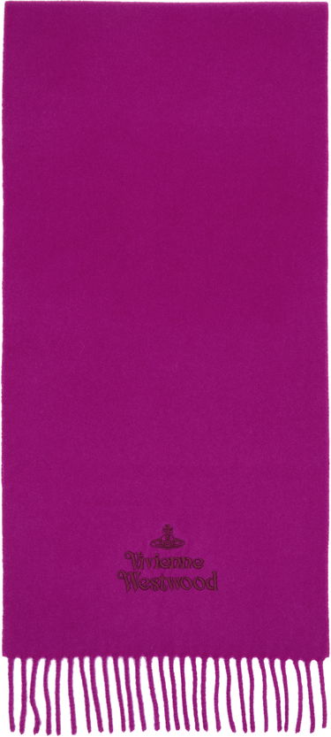 Šál Vivienne Westwood Vivienne Westwood Embroidered Scarf Červená | 81030007-W00Q7-AAB-, 4