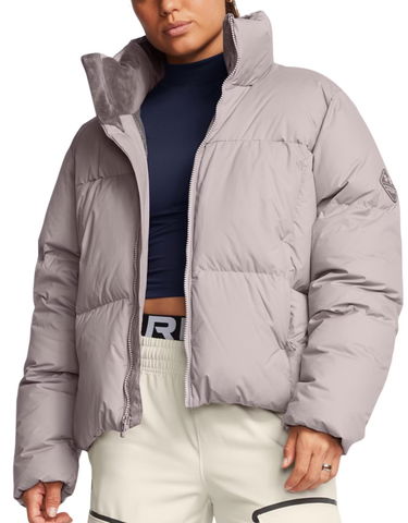 Prešívaná bunda Under Armour Under Armour Limitless Down Puffer Jacket Fialová | 1384648-015, 0