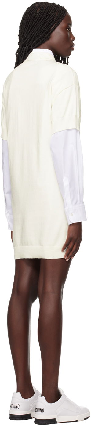 Šaty Moschino Peace & Love Minidress Biela | 0494 3208, 2