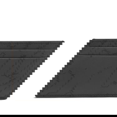 Peňaženka Alexander McQueen Graffiti Logo Card Holder Čierna | 7362301AAQ4-1000, 0