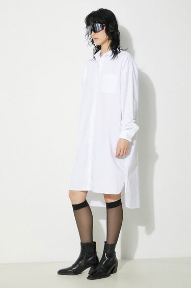 Šaty Fiorucci Fiorucci Oversize Midi Shirt Dress Biela | W01FPDSH063CO01WH01, 0