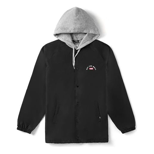 Mikina Vans Hooded Casual Jacket Čierna | VN0A4BR8BLK
