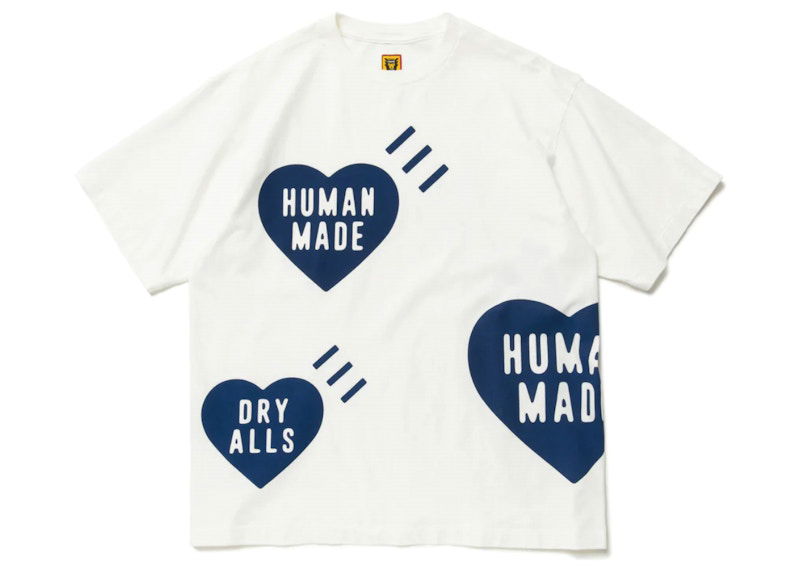 Tričko Human Made Big Heart Graphic T-Shirt Biela | HM23TE024
