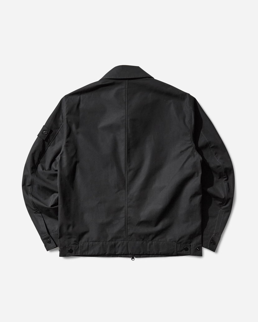 Košeľa Stone Island Ghost Cotton Canvas Overshirt Čierna | K2S15-1200018-S00F1 V0029