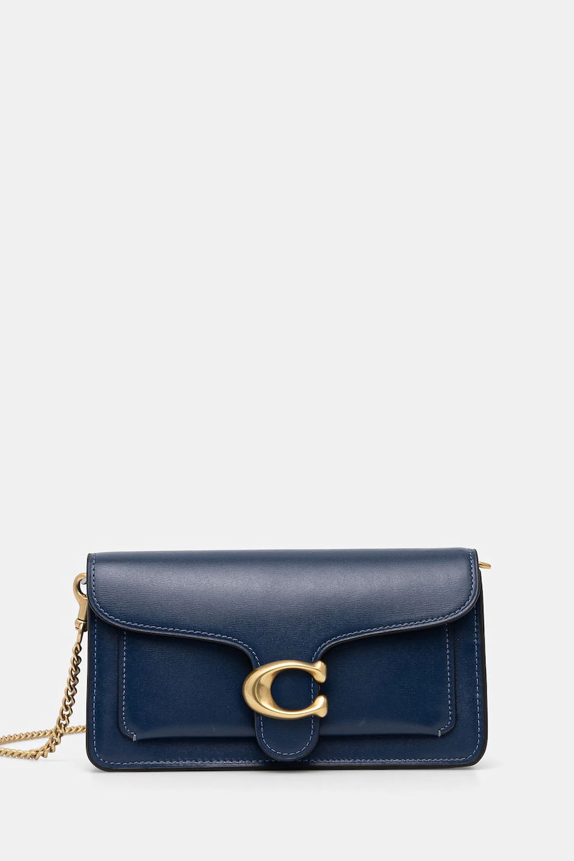 Taška cez rameno Coach Coach Tabby Leather Shoulder Bag Modrá | CAN56