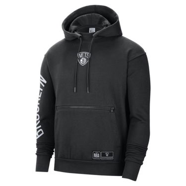 Mikina Nike Brooklyn Nets Courtside NBA Fleece Pullover Hoodie Čierna | DH9443-010, 1