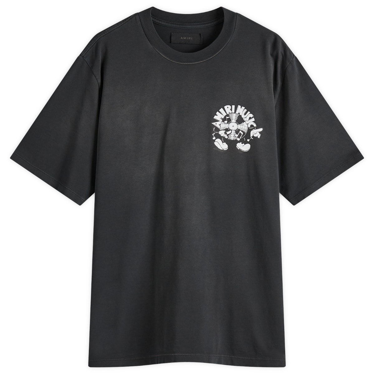 Tričko AMIRI Amiri Music Record T-Shirt, Size Medium Čierna | AMJYTE1168-001, 1