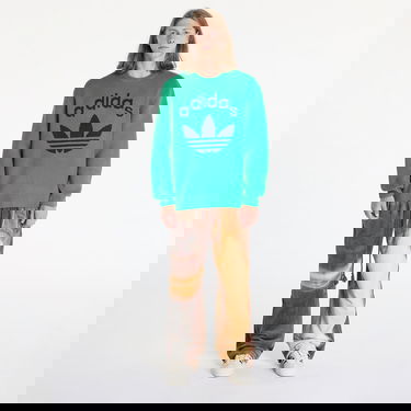 Sveter adidas Originals Knit Crewneck Green/ Night Indigo Zelené | JN5966, 3