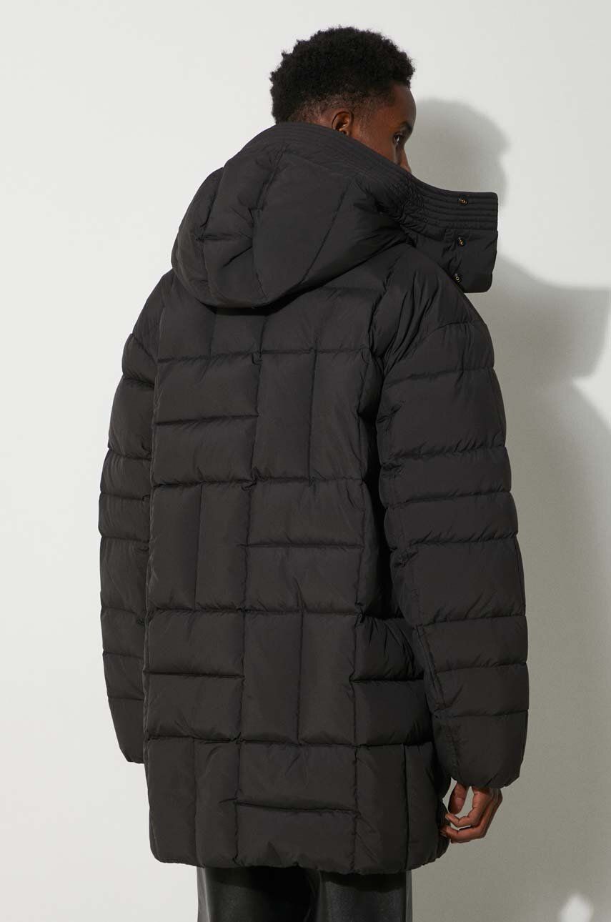 Parka KENZO Weave Mid-Length Winter Parka Čierna | FE65OU3129NL.99, 1