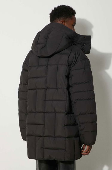 Parka KENZO Weave Mid-Length Winter Parka Čierna | FE65OU3129NL.99, 1
