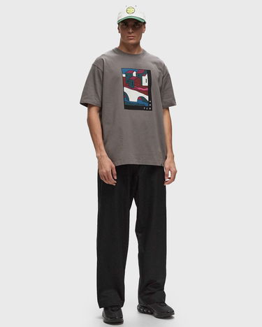 Tričko By Parra Leaving You Print T-Shirt Grey Šedá | 52400, 1