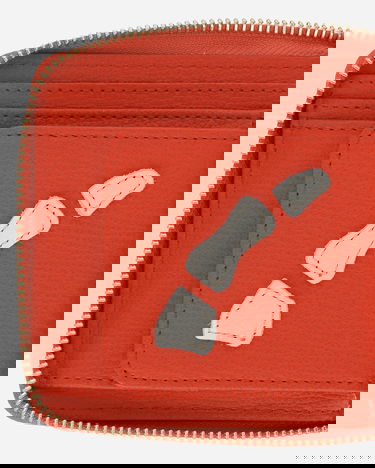 Peňaženka KAPITAL Thumb Up Bone Band Zip Wallet Oranžová | K2503XG522 RED, 6
