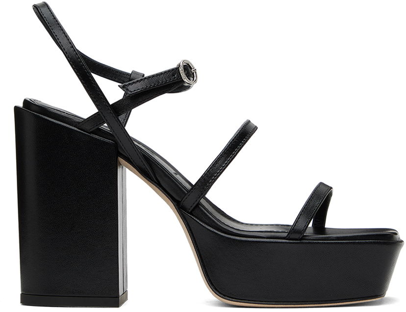 Doplnky Aeyde Aeyde Katalin Heeled Sandals Čierna | A11-HS-ATNS11BL38-SS24-800-007