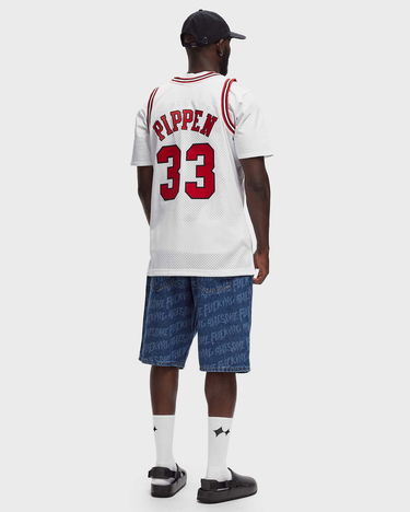 Dres Mitchell & Ness Chicago Bulls Scottie Pippen Swingman Jersey Biela | SMJYAC18054-CBUWHIT97SPI, 4