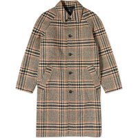 Kabáty A.P.C. Etienne Check Wool Overcoat Béžová | WVBCF-H01519-BAA, 1