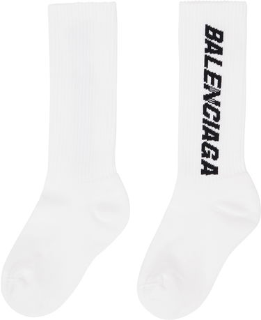 Ponožky Balenciaga Racer Socks Biela | 767074 472B4, 1