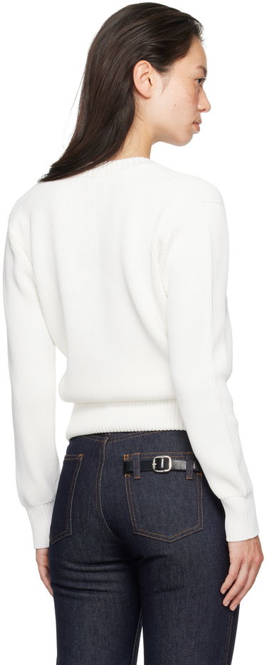 Sveter Coperni Coperni Knitted Long Sleeve Sweater Biela | COPML110Y3003, 2