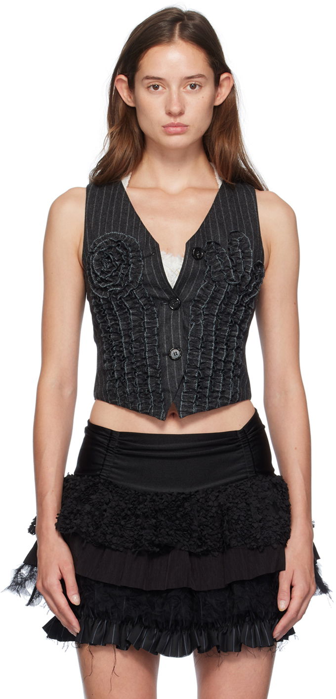Sveter Andersson Bell Vest Tailoring Čierna | atb1176w, 0