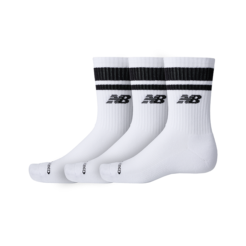 Ponožky New Balance 3 Pack Quarter Crew Socks Biela | NBLAS51243WK, 0