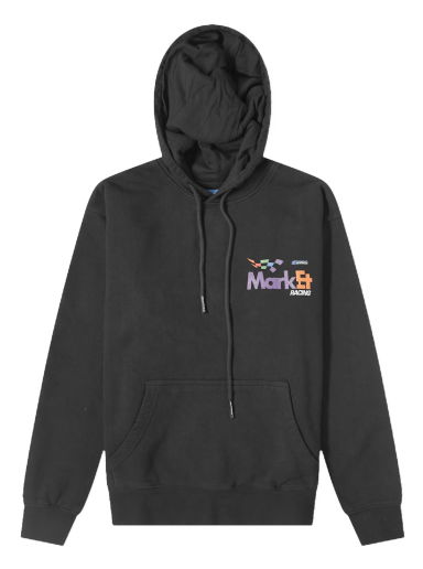 Mikina MARKET Express Racing Pullover Hoodie Čierna | 397000509-BLK