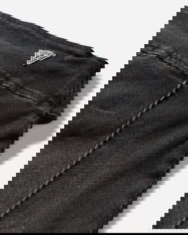Džínsy GUESS Belted Bootcut Pants Sanded Wash Čierna | W5BA2ED0231 GUBS, 3