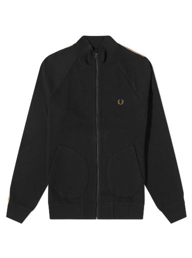 Bunda Fred Perry Chequerboard Tape Track Jacket Čierna | J6547-102