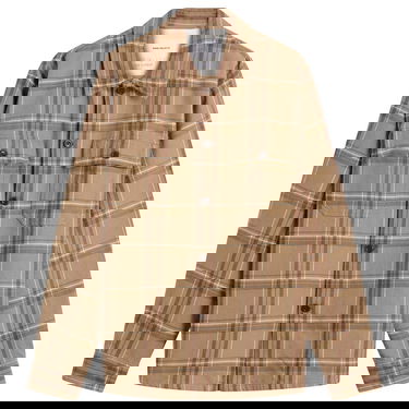 Košeľa NORSE PROJECTS Hjalmer Heavy Twill Check Overshirt Béžová | N40-0844-9023, 1