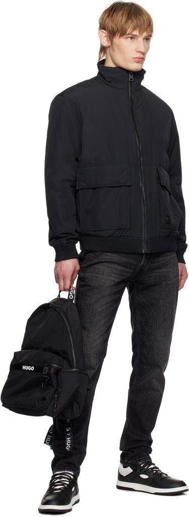 Tričko BOSS Hugo Logo Čierna | 50536201, 4