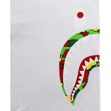 Tričko BAPE Sta Camo Side Shark Tee Biela | 001TEH801032M, 1
