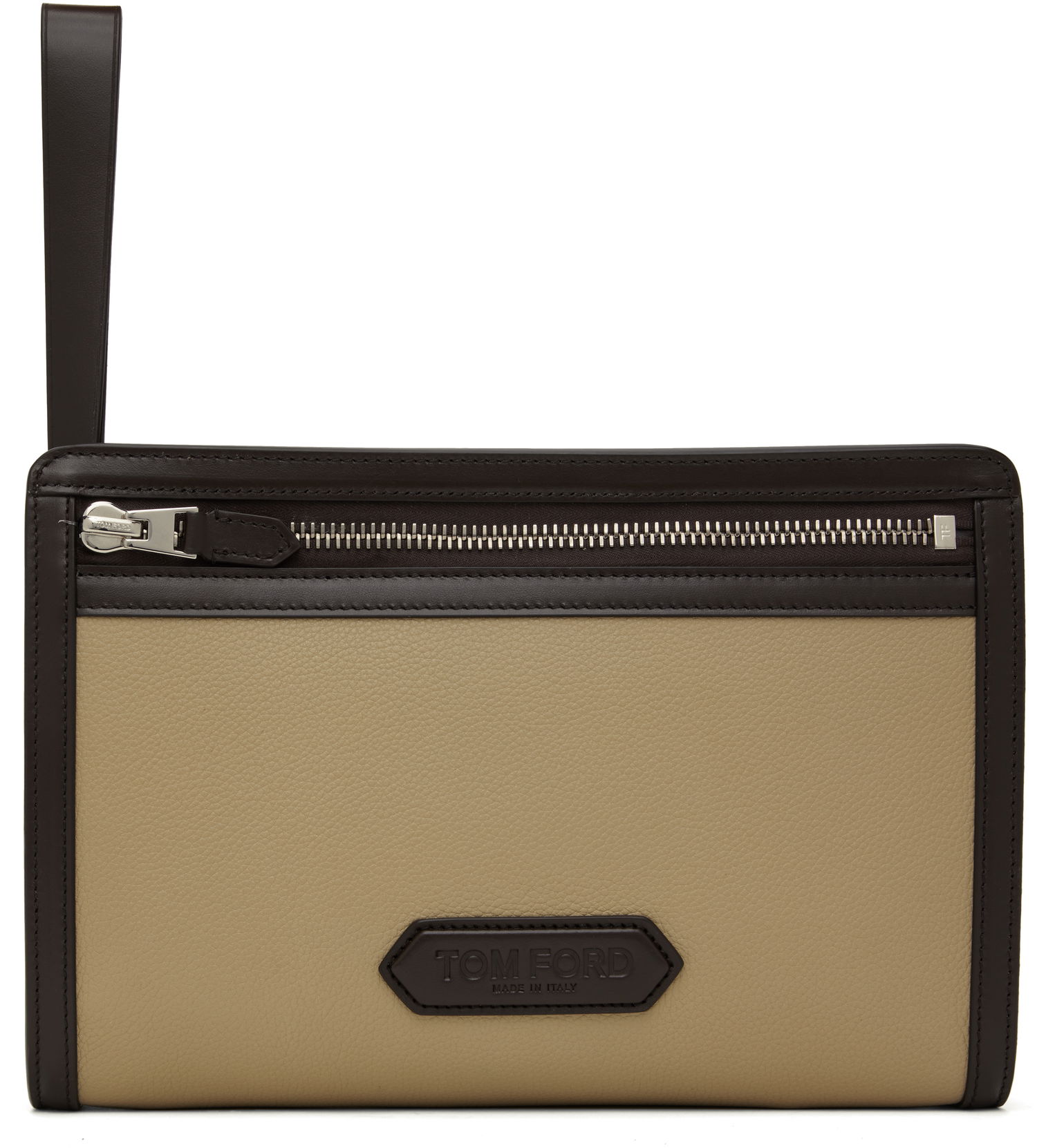 Kabelka Tom Ford Leather Mini Pouch Béžová | H0561-LCL213S, 0
