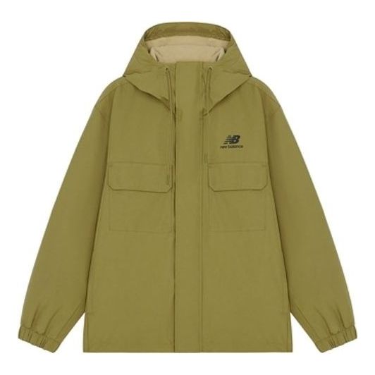Vetrovka New Balance Logo Sports Jacket Zelené | AMJ14337-OV