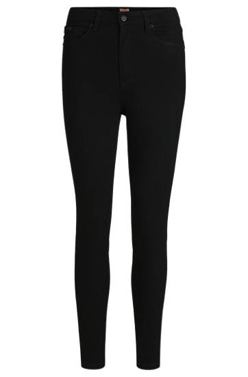 Džínsy BOSS Slim-Fit Power-Stretch Jeans Čierna | 50489812, 0