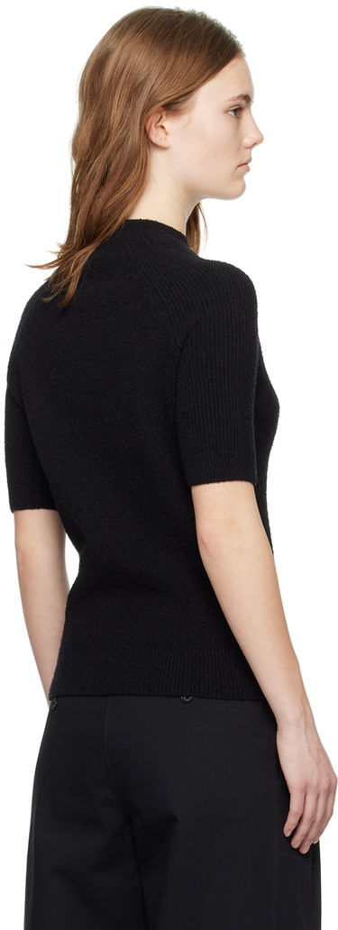 Tričko TOTEME Raglan Short Sleeve T-Shirt Čierna | 242-WRT2204-YA0043, 2