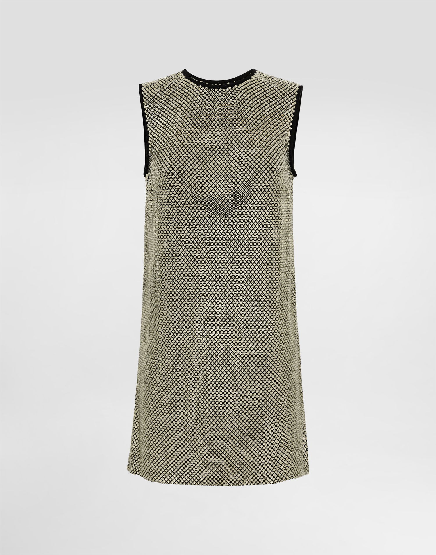 Šaty Dolce & Gabbana Crystal Mesh Dress Metalická | F6TJMZFLSK3S0997, 0